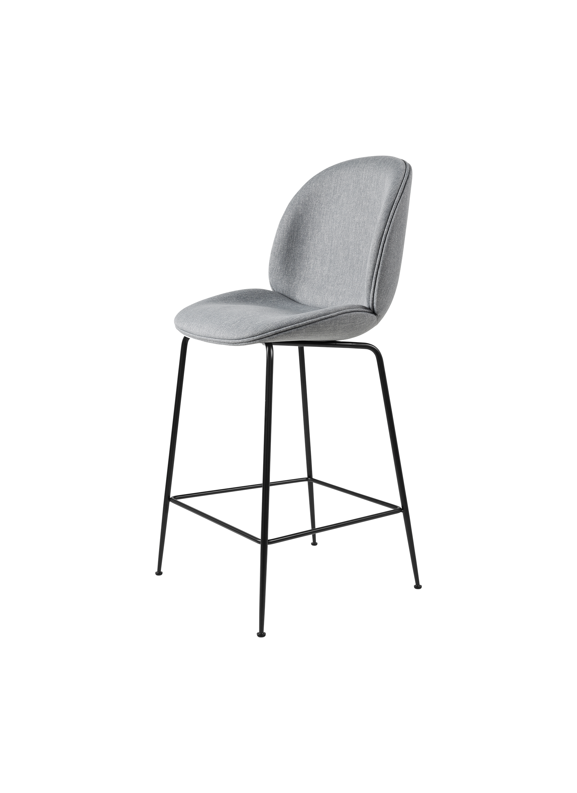 GUBI Beetle Bar Chair, 3D Veneer - Front Upholstered